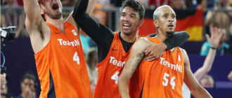 Holenderska męska drużyna pokonała Francję w koszykówce 3×3 w finale olimpijskim