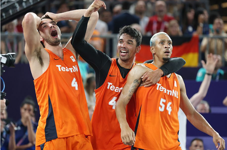 Holenderska męska drużyna pokonała Francję w koszykówce 3x3 w finale olimpijskim